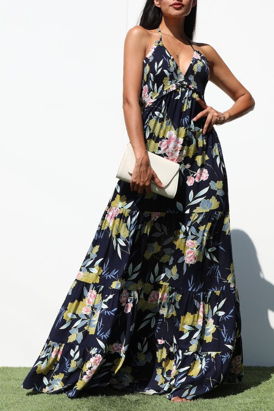 Spring Dream Floral Maxi Dress