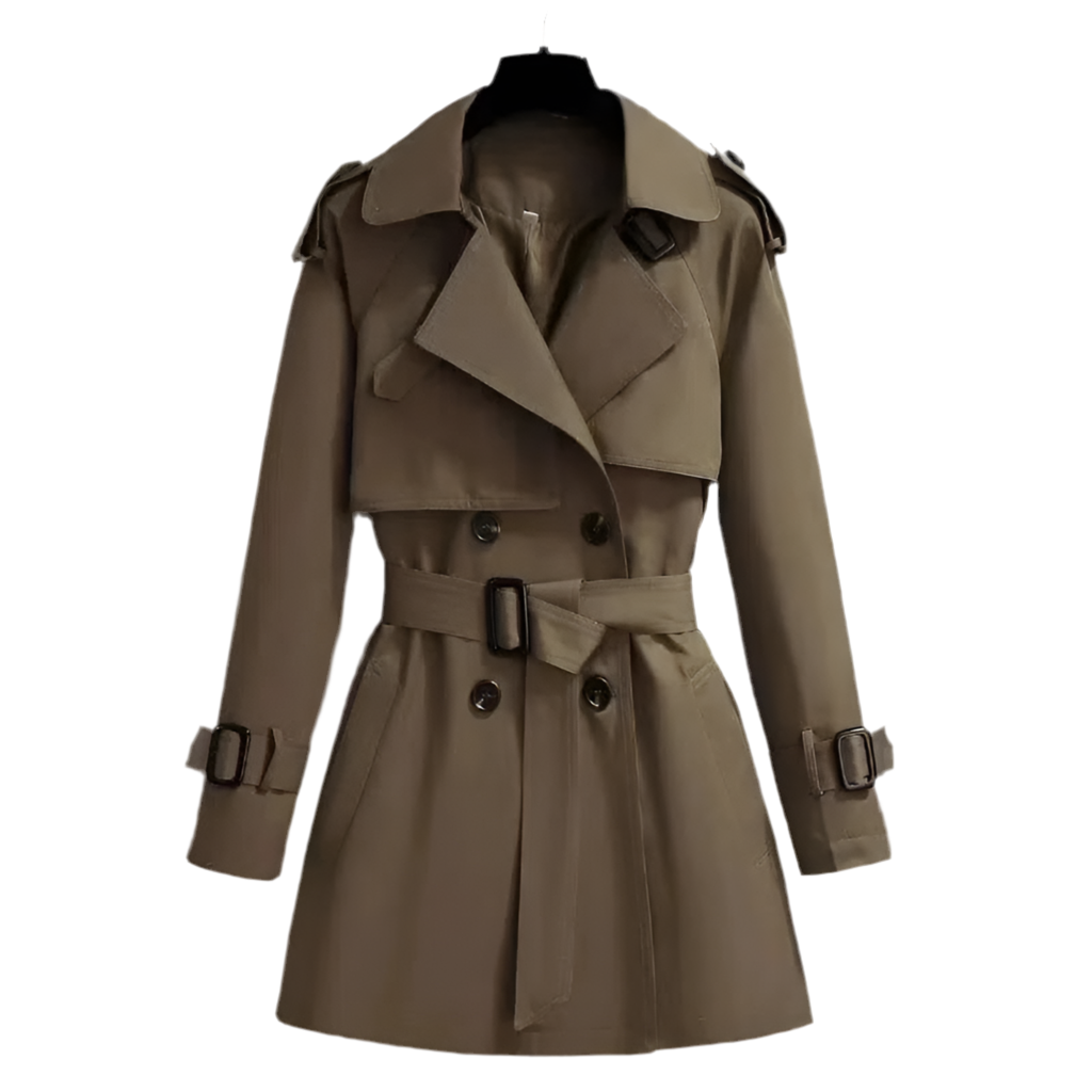 Women's short trench coat