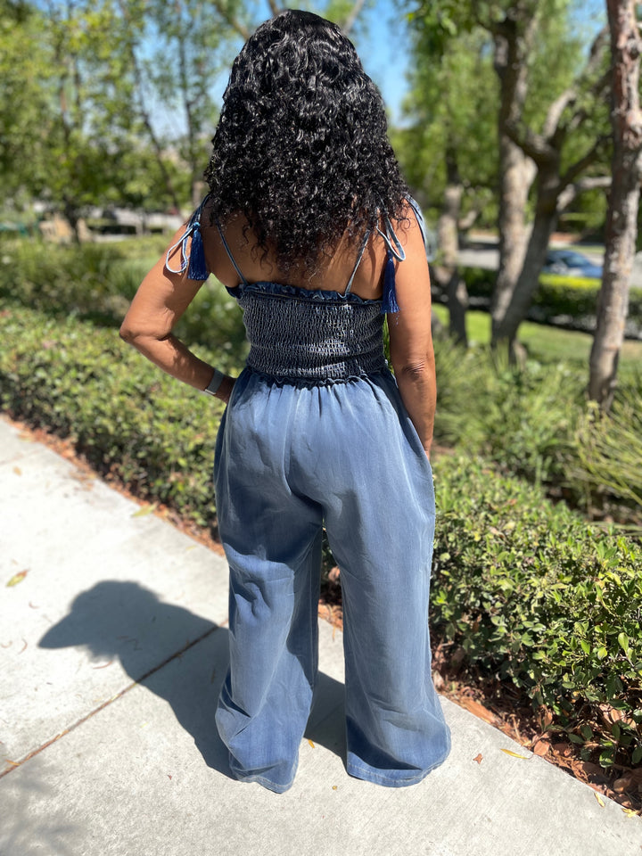 All Denim Jumpsuit