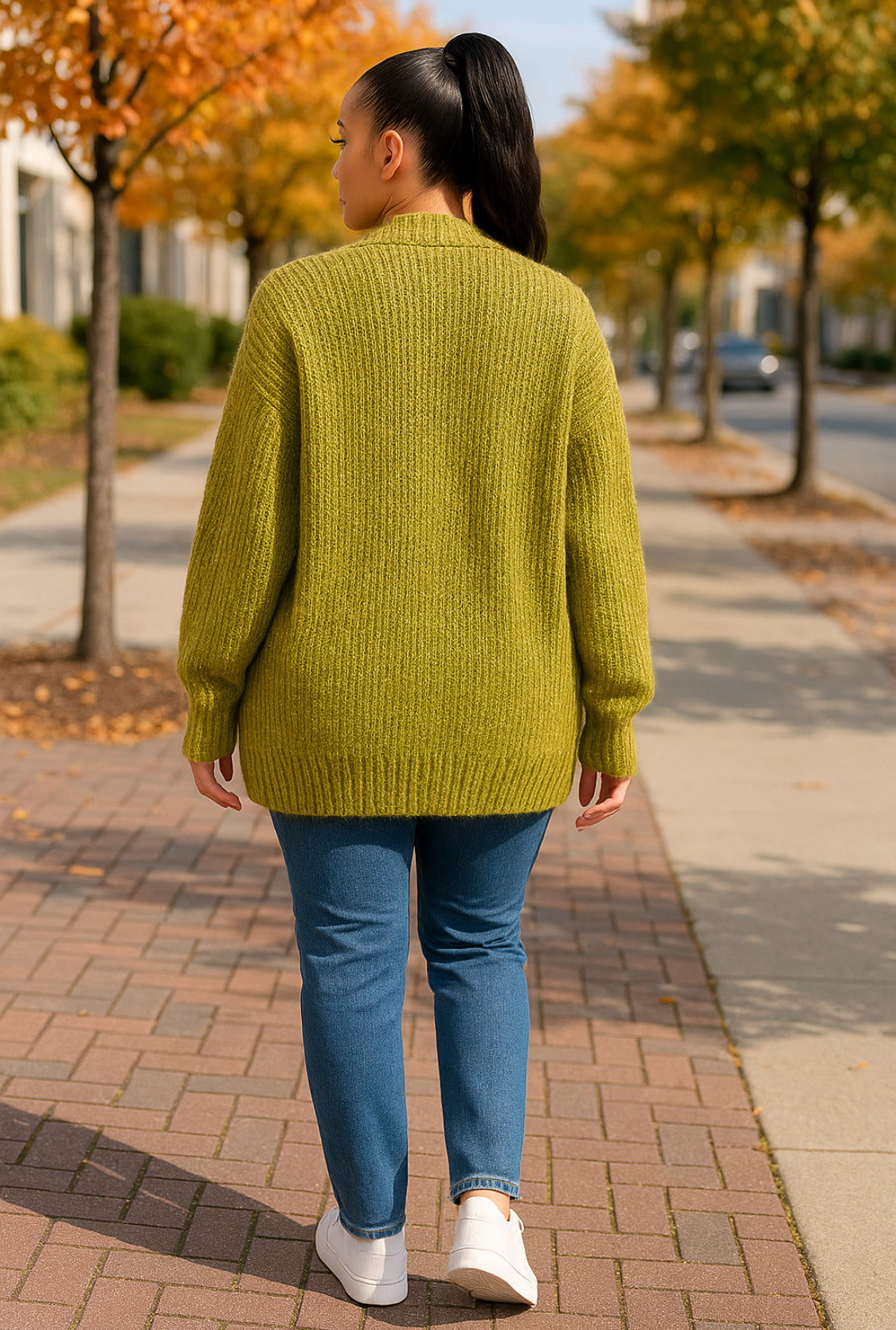 Jane Denim Patchwork Cardigan