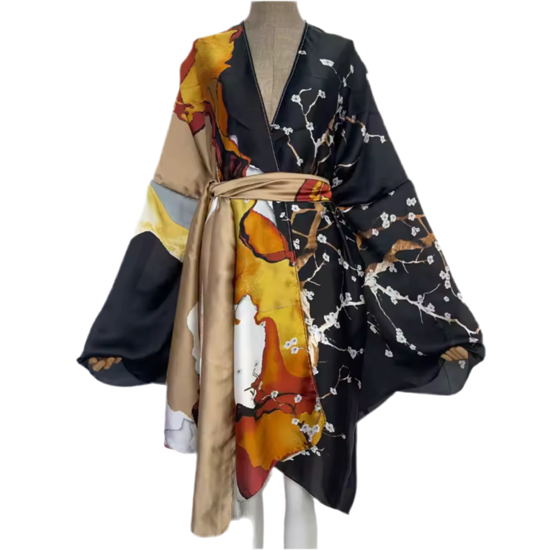 Silk Floral Kimono