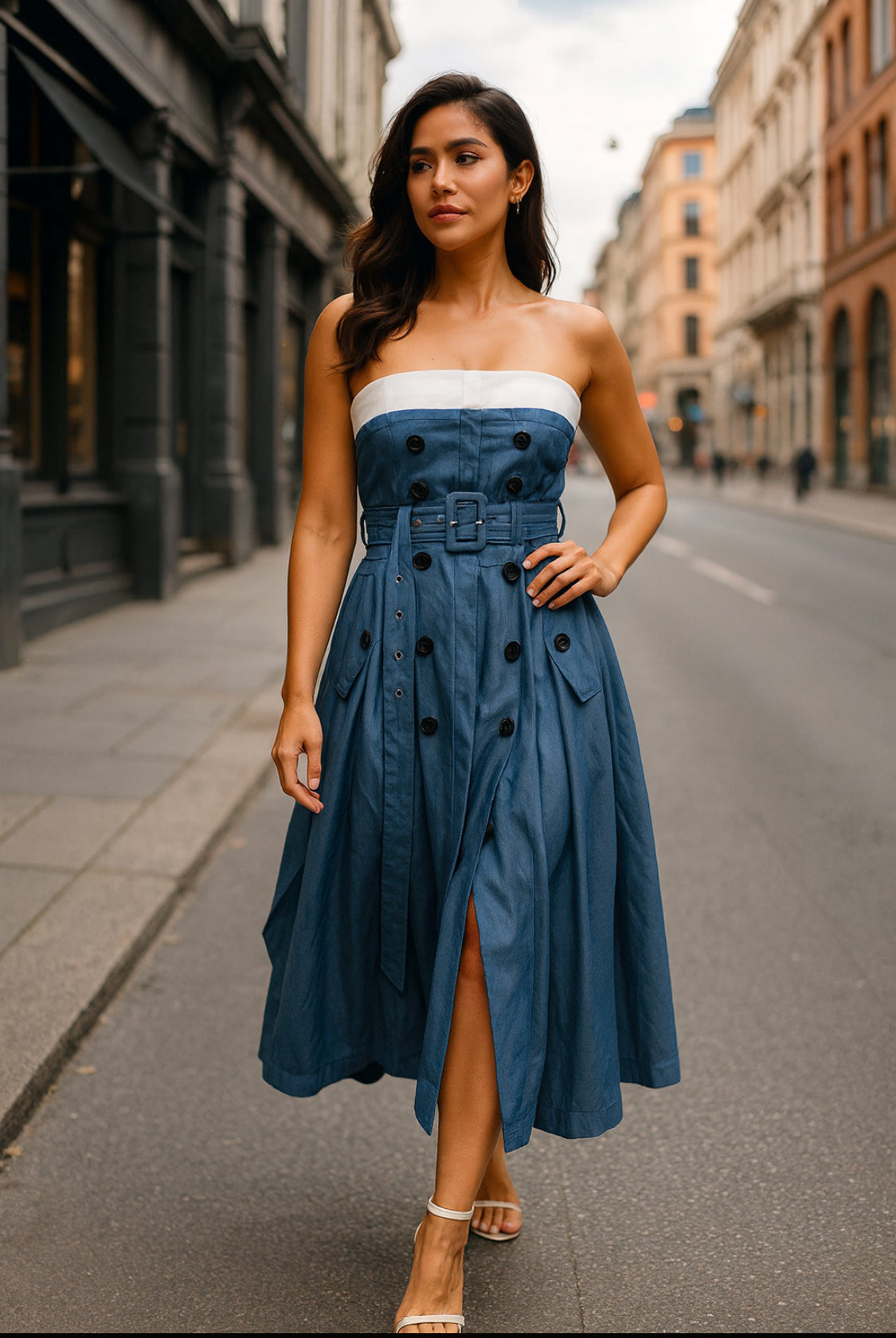 THE MADISON TRENCH DRESS