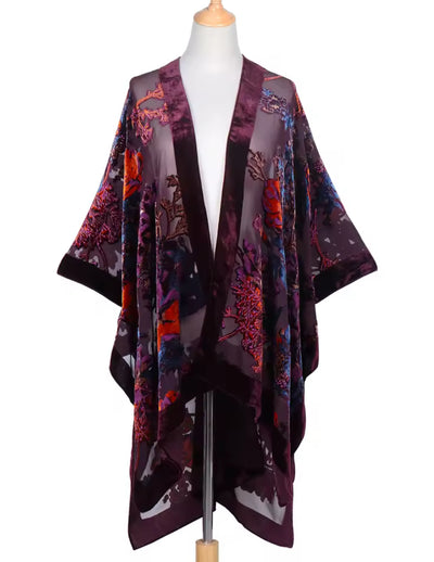 Velvet Bloom Kimono