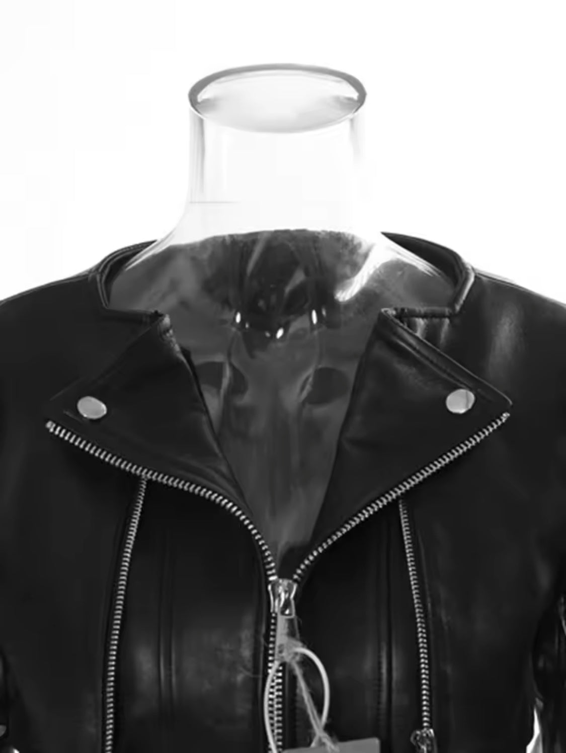 Ella Tulle Faux leather Jacket