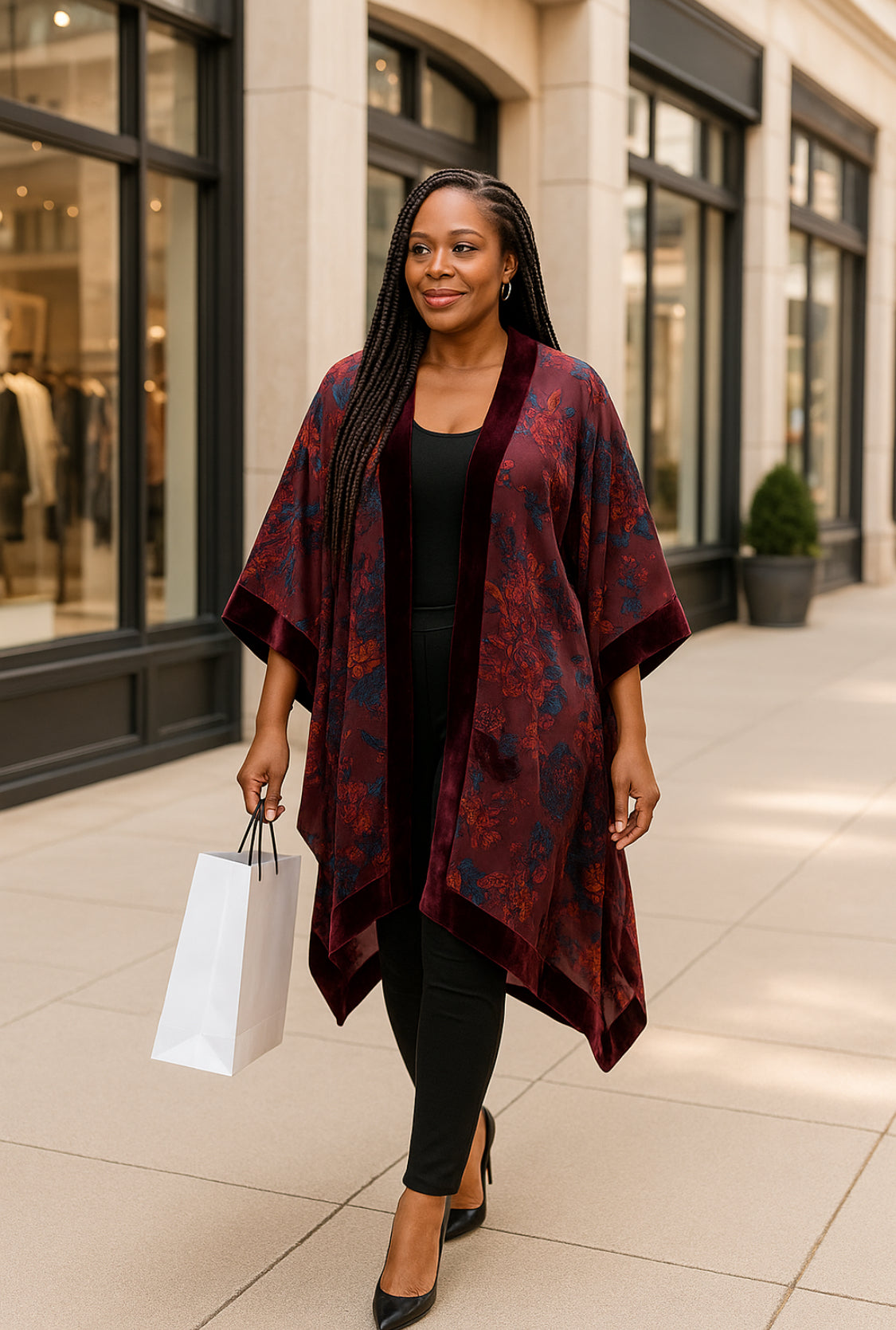 Velvet Bloom Kimono