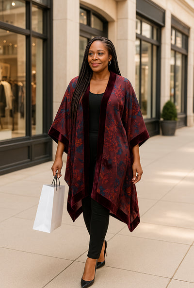 Velvet Bloom Kimono