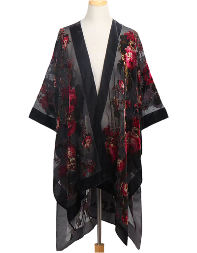 Velvet Bloom Kimono