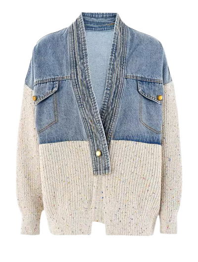 Ashanti Denim Knit Cardigan