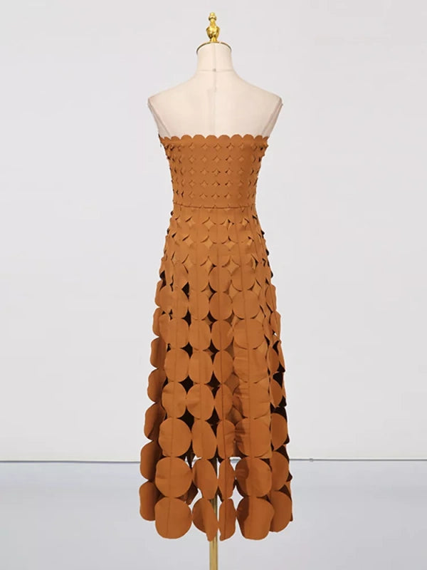 The Sienna Petal Midi