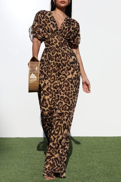 Leopard Wide Leg Jumpsuit