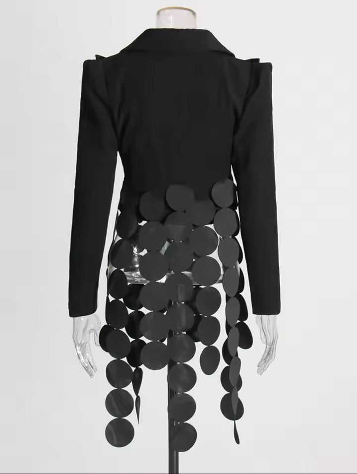 Noami Deep V Short Blazer