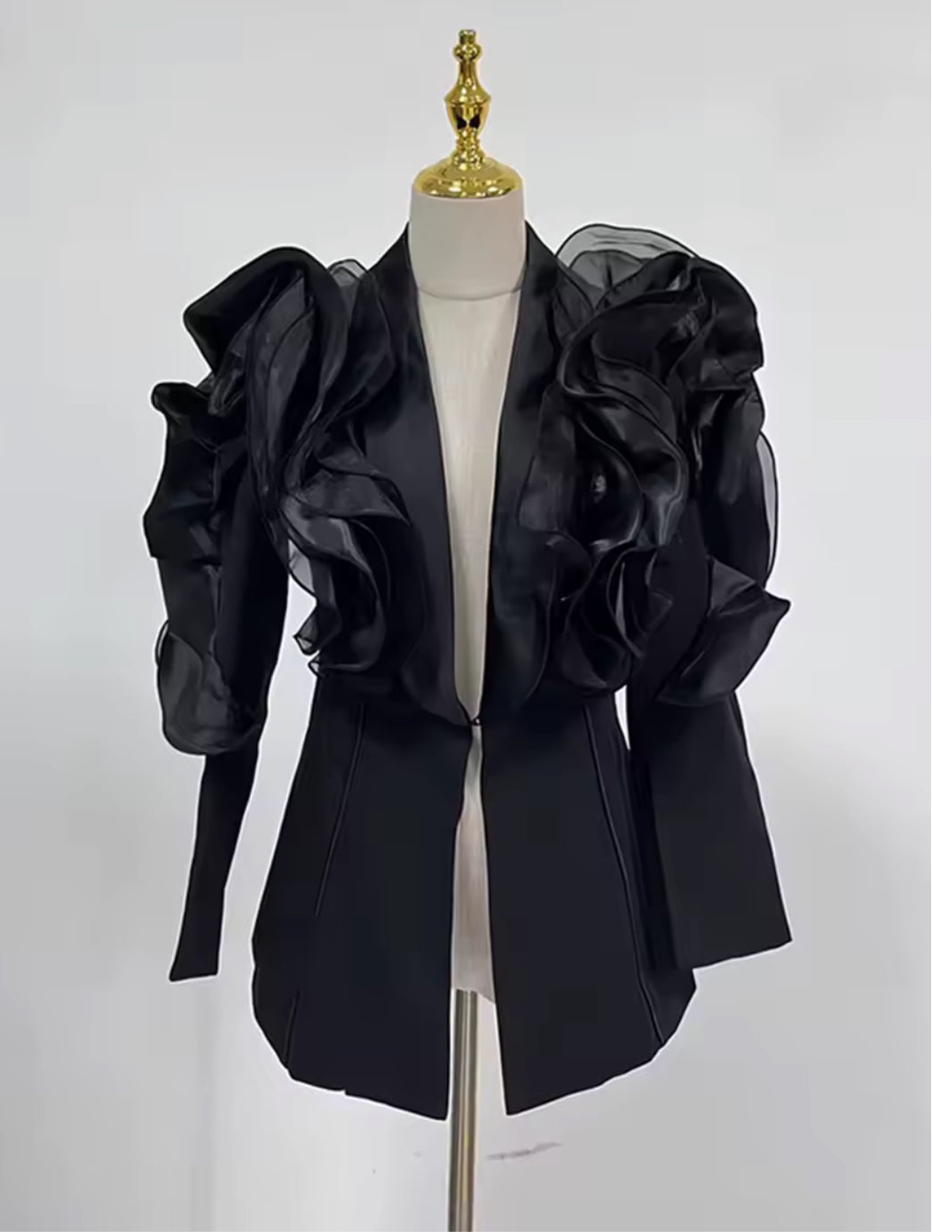 The Power Ruffle Blazer