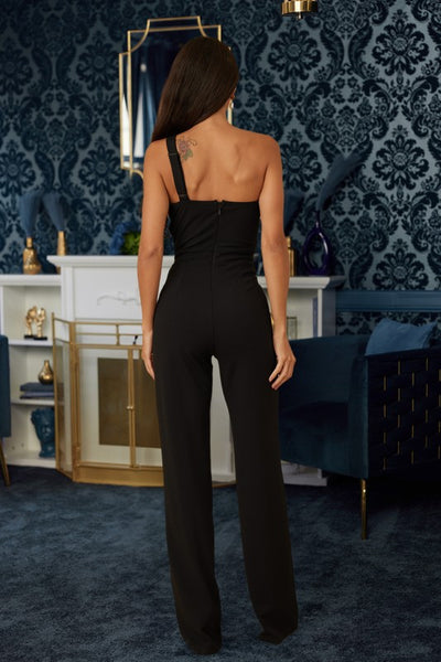 Royalty Black and White Jumpsuit