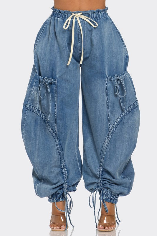 Just Name It Denim Cargo Pants