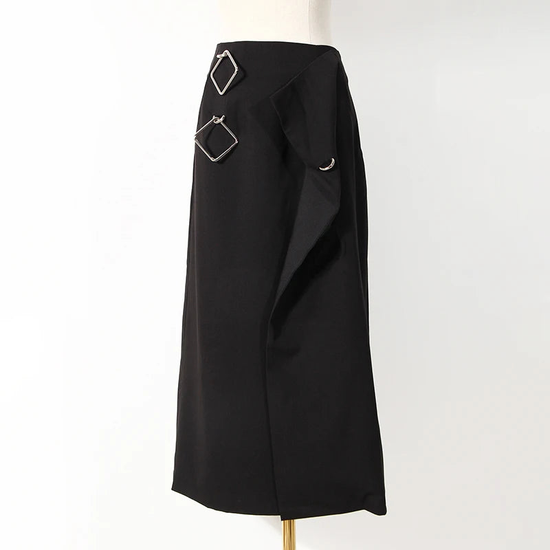 Rock With Me Asymmetrical Skirt