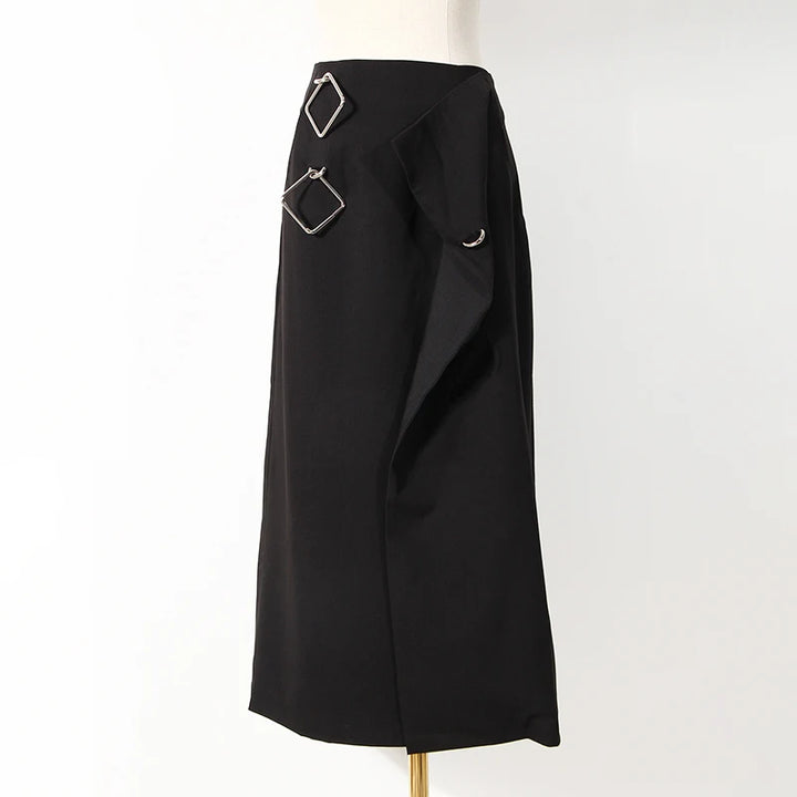 Rock With Me Asymmetrical Skirt