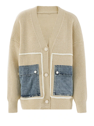 Tara’s Denim Pocket Cardigan