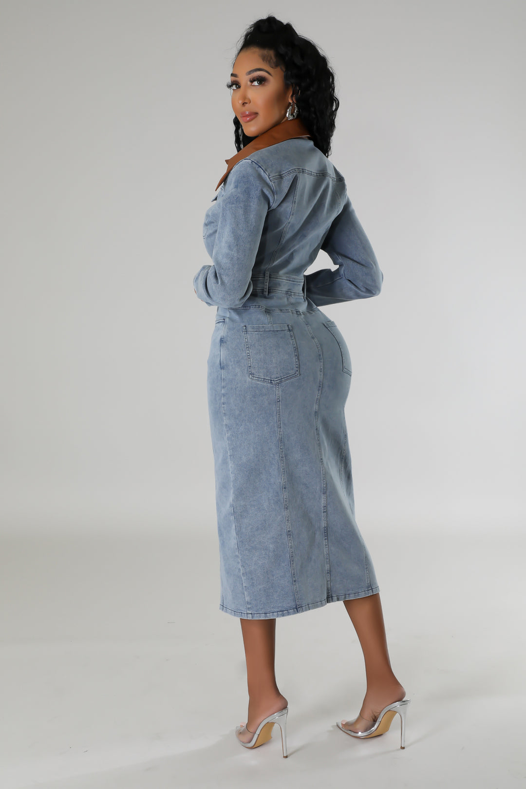 Denim Dream Midi Dress