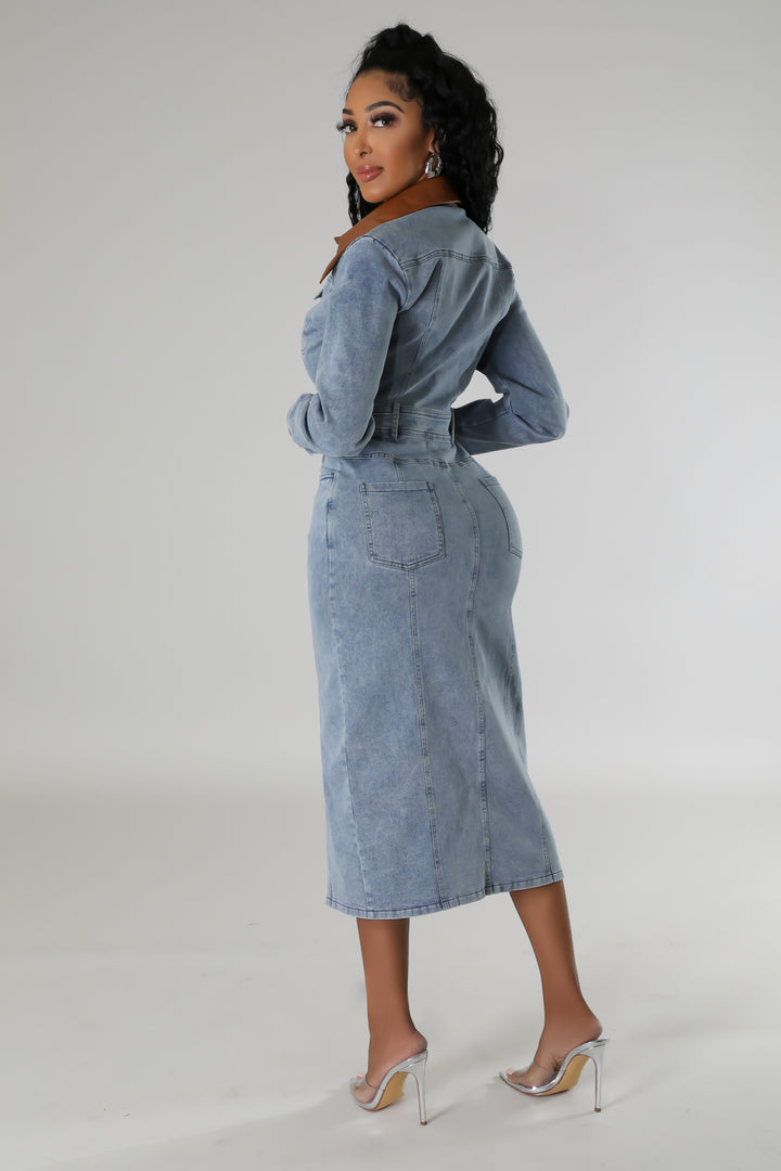 Denim Dream Midi Dress