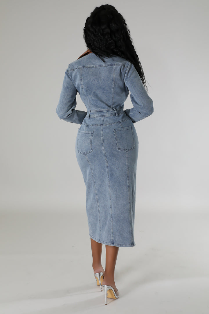 Denim Dream Midi Dress