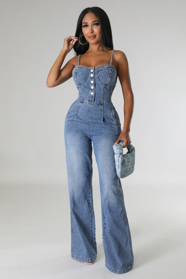 The Alexandra Denim Jumpsuit