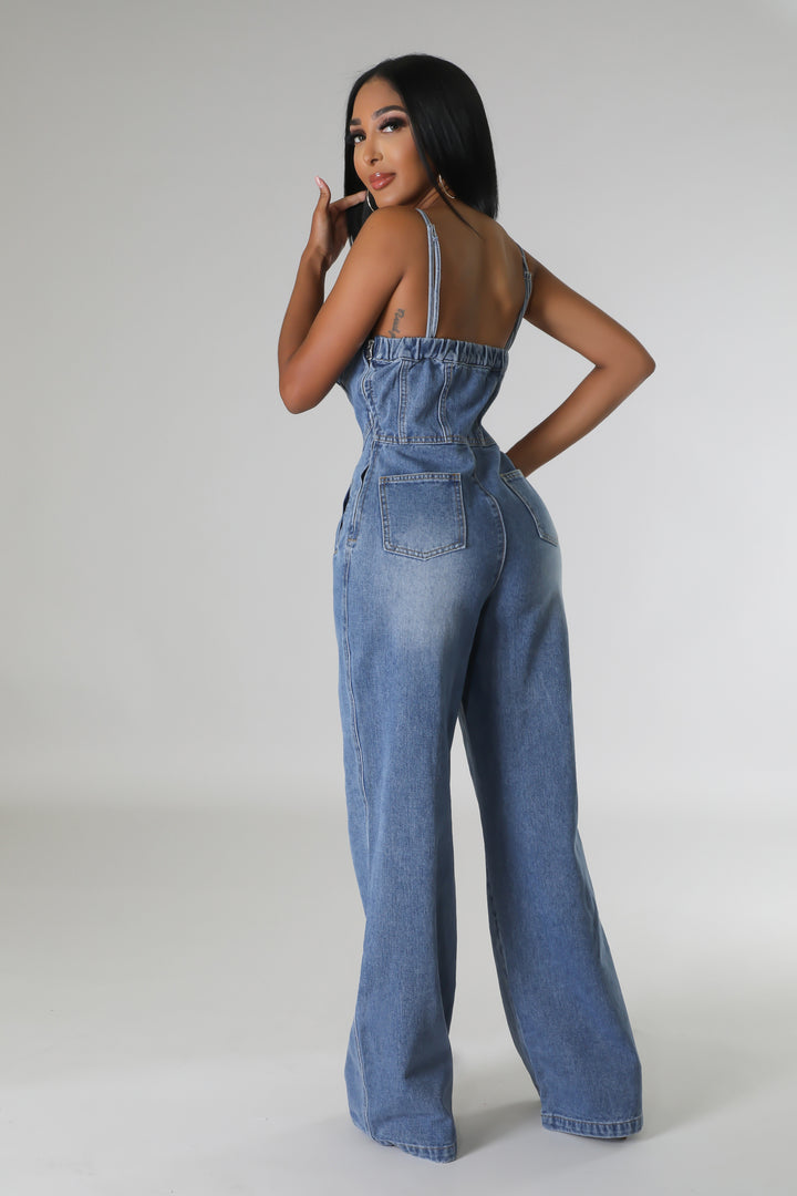 The Alexandra Denim Jumpsuit