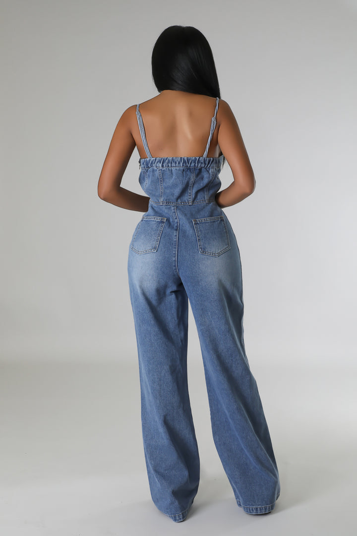 The Alexandra Denim Jumpsuit