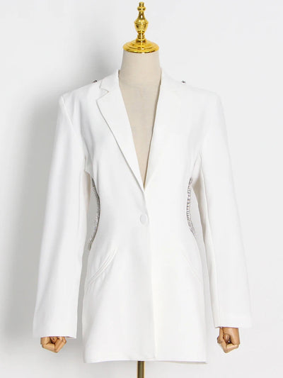 The Diva Cut Out Diamond Blazer