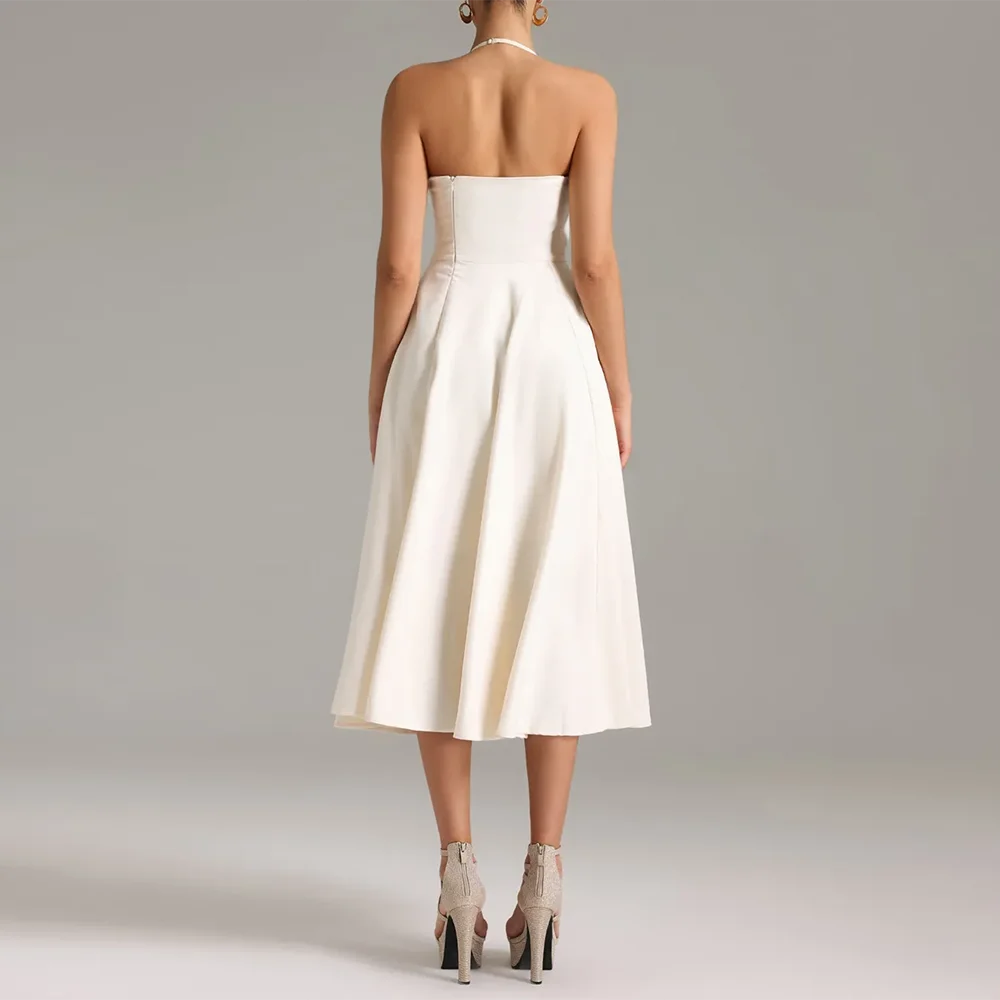 Graclyn One Shoulder Midi Dress