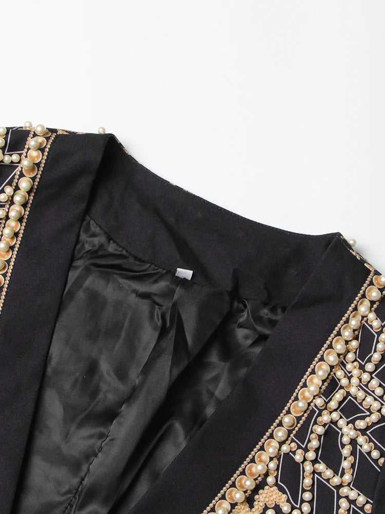 Regal Embellished Statement Blazer
