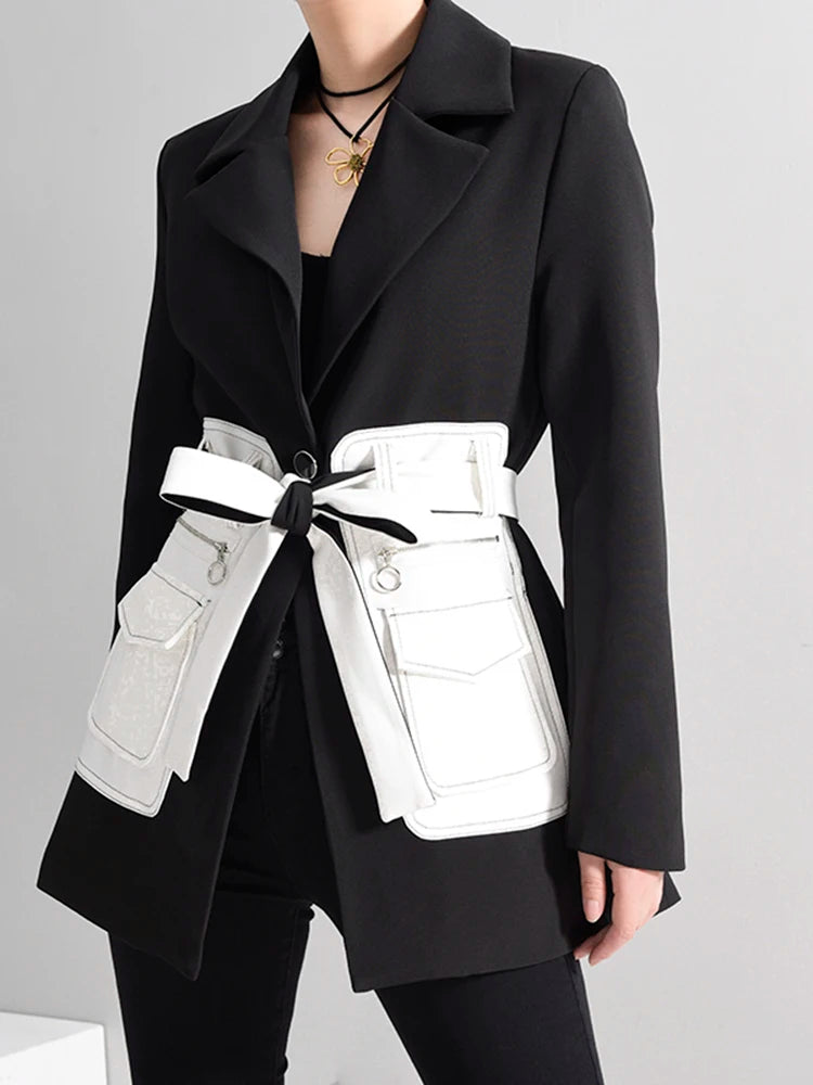 Power Play Color Block Blazer