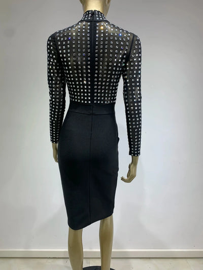 Kiki's Crystal Bodycon Party Dress