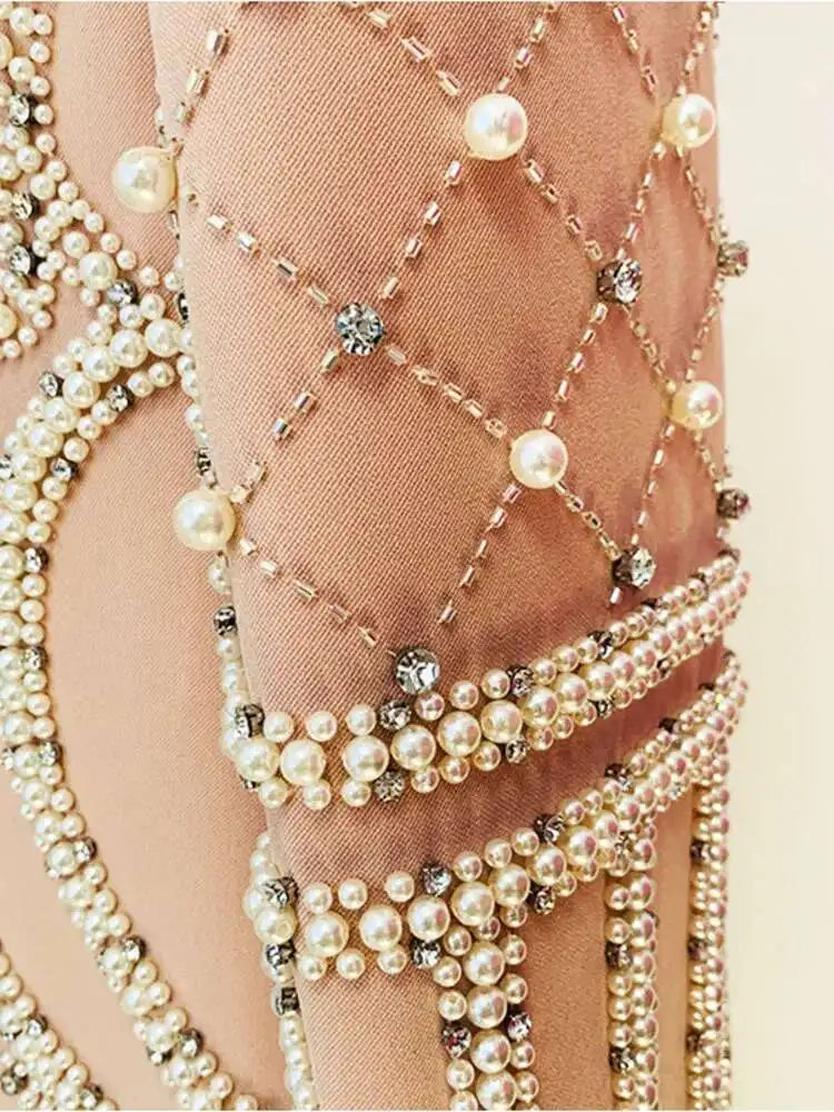 Embellished Blazer Dress