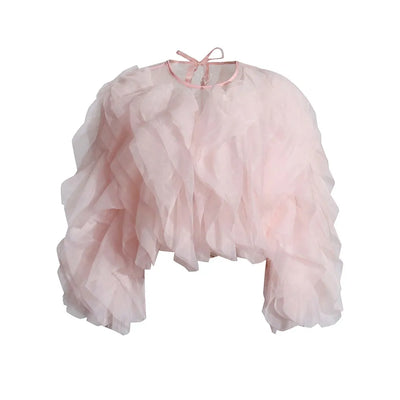 Elara Ruffles Fashion Blouse