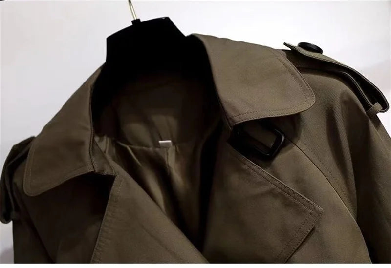 Women's short trench coat