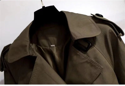 Women's short trench coat