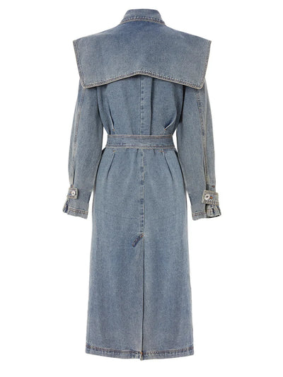 The Uptown Denim Trench Coat