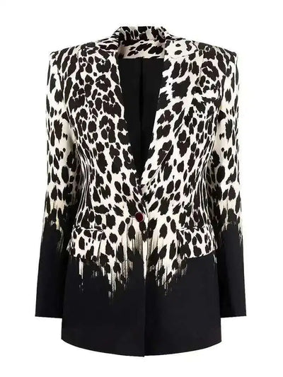 Rebel Leopard Vintage Blazer