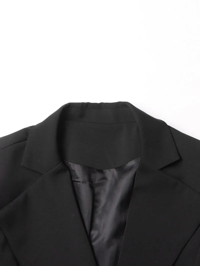 The Denim Contrast Power Coat