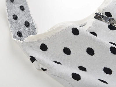 Flirty Polka Halter Dress