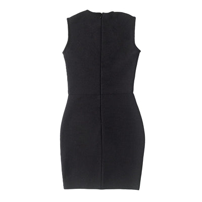 Midnight Allure Mesh Mini Dress