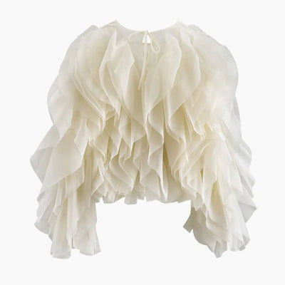 Elara Ruffles Fashion Blouse
