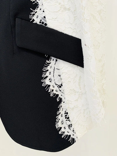 Black Lace Blazer