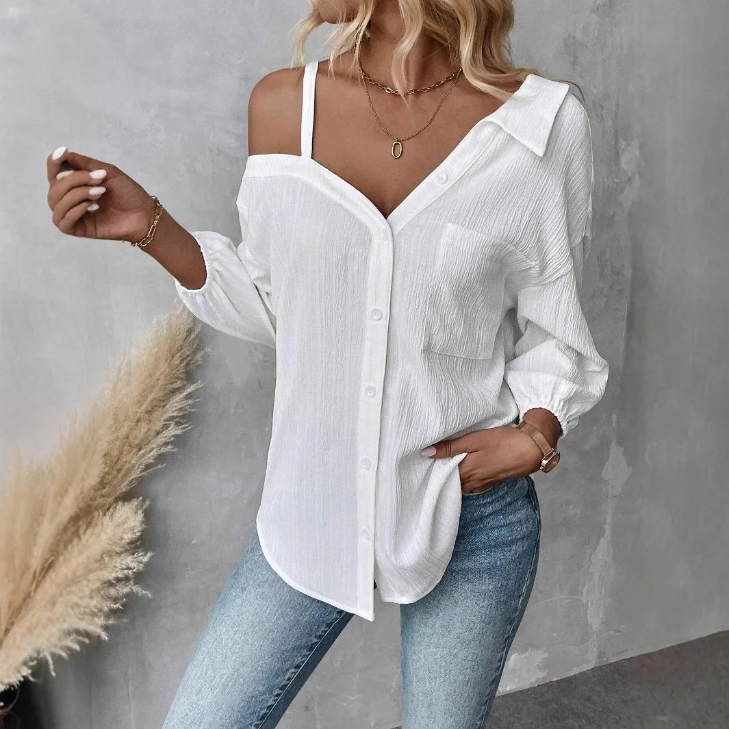 Textured Loose-Fit Casual Top