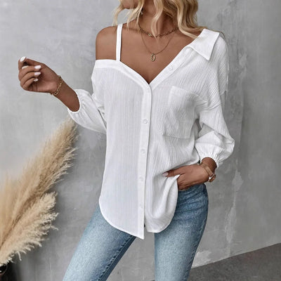 Textured Loose-Fit Casual Top