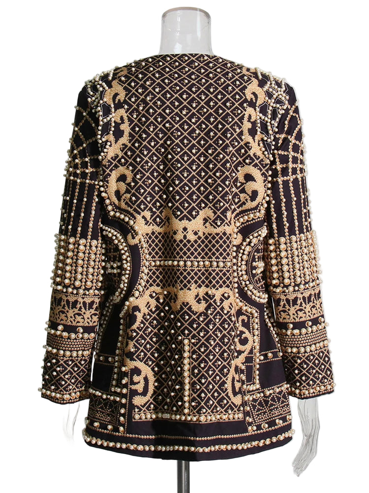Regal Embellished Statement Blazer