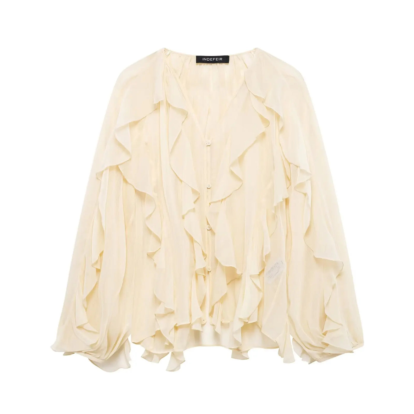 Laurie Elegant Ruffle Blouse