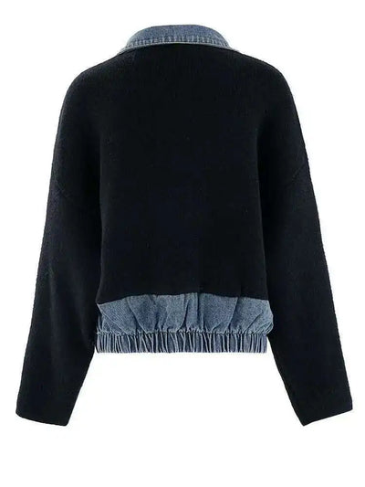 Amy's Denim Contrast Utility Jacket