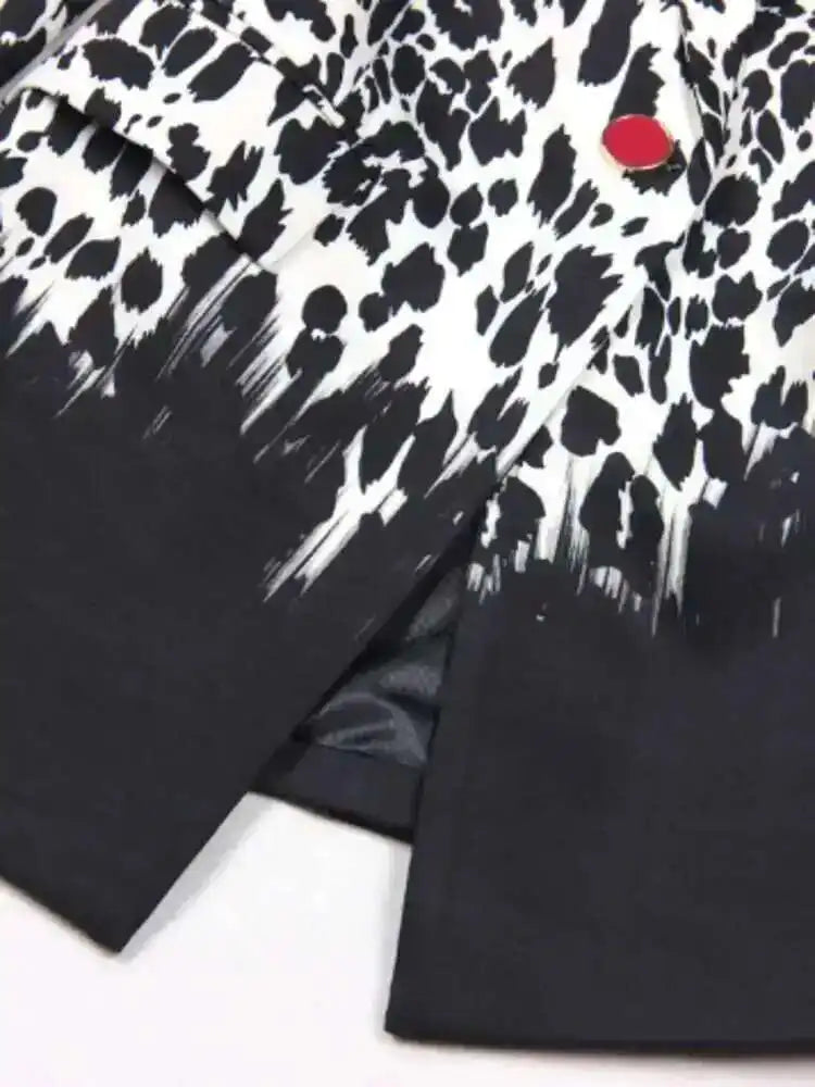 Rebel Leopard Vintage Blazer
