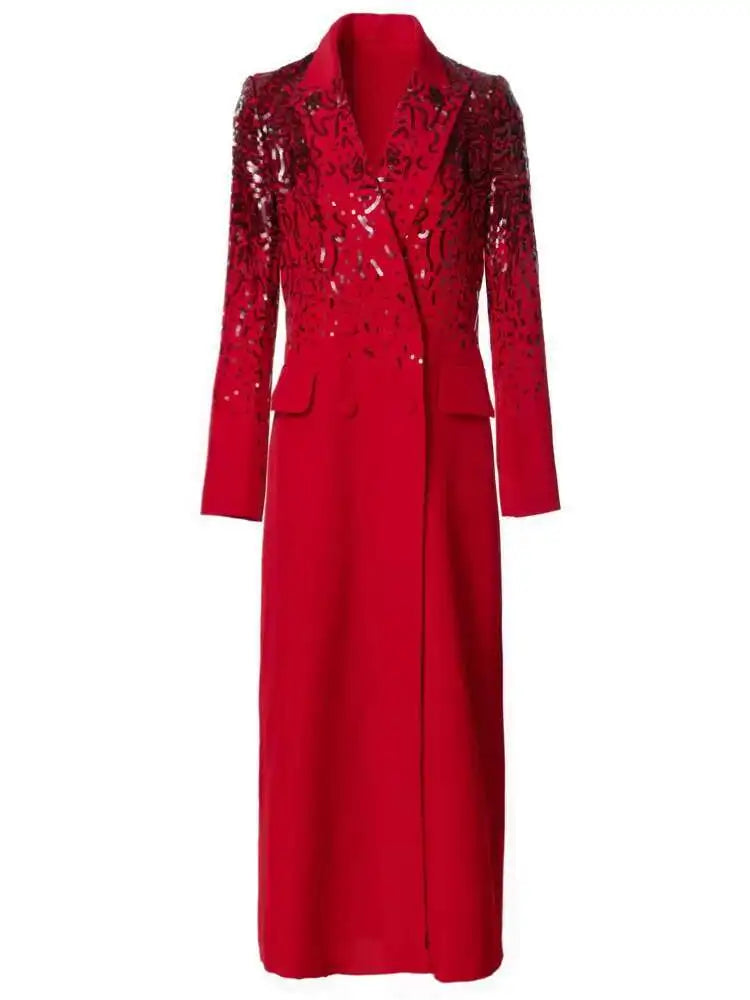 Glamour Meets Classic X-Long Trench Coat